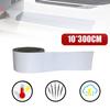 White Carbon Fiber Car Door Sill Scuff Cover Anti Scratch Sticker Accessories