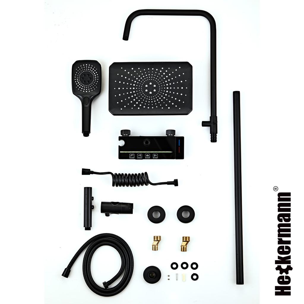 Set Doccia Heckermann V6 Nero