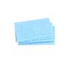 5Pcs 6Cm*6Cm Soldering Iron Solder Tip Welding Cleaning Blue Sponge Pads Tool