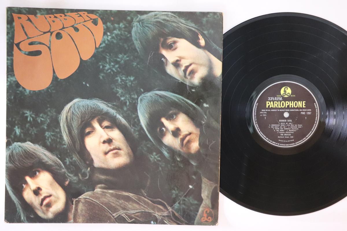

LP Record BEATLES Rubber Soul PMC1267 PARLOPHONE 1966 UK Rock Used