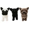 Cute Bull Terrier Plush Toy For Kids Soft And Cuddly Stuffed Animal Pet Doll Stock)