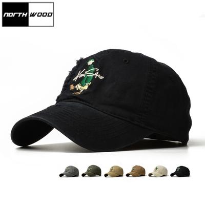 Northwood Washed Cotton Letters Baseball Caps for Men Women Hip Hop Caps Sunoutdoor Sunshade Baseball Hats