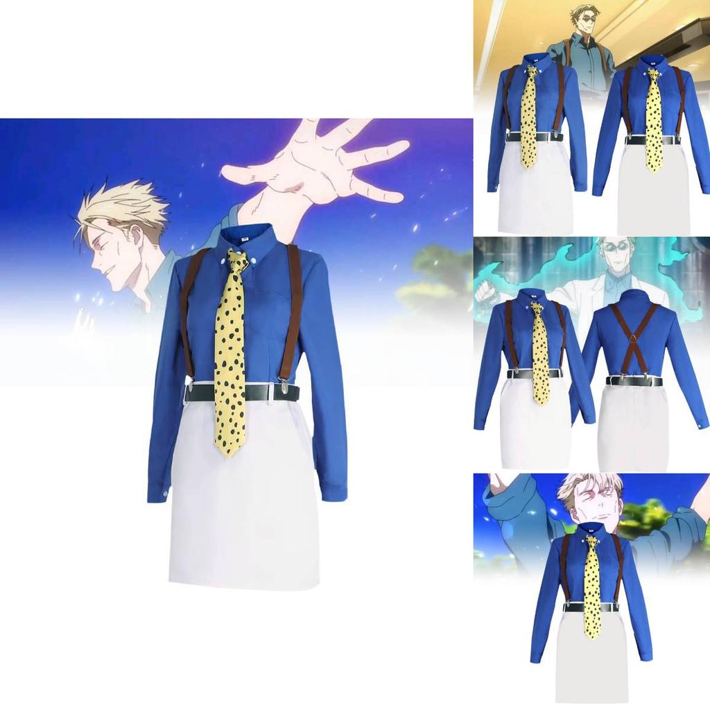 Set Cosplay Trendy Jujutsu Kaisen Nanami da Donna Vestibilità Rilassata Completo in Misto Poliestere