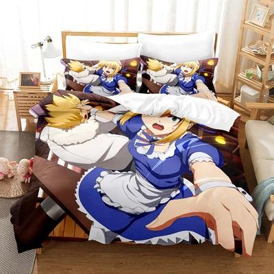Zestaw pościeli 3D Anime Carnival Phantasm Zestaw pościeli Pojedynczy Bliźniak Pełny Queen King Size Zestaw do łóżka Sypialnia dla dorosłych Dzieci Zestawy poszewek na kołdrę