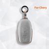 Top Suede Car Key Case Cover Shell Fob For Chery Tiggo 8 Pro Tiggo 8Plus New 5 Plus 7Pro Chery Tiggo 7 Pro Max Omoda 5 C5 Modod