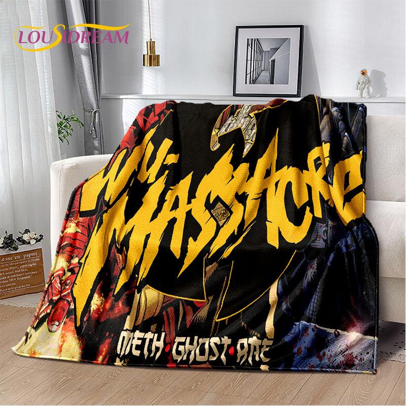 Wu T-TANG Clans Series Sign Soft Plush Blanket,Flannel Blanket Throw Blanket for Living Room Bedroom Bed Sofa Picnic Cover Kids