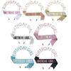 Sparkly Tiaras Birthday Girl Headband Sash Set Sparkling Tiaras Hair Hoop