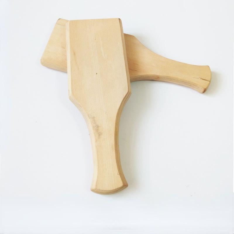 2 Pcs Wooden Clay Paddle Pottery Tool for Kitchen or Clay and Pottery-Smooth for Hand Building Ceramics Tools.