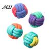 Portable Rope Toys for Travel Woven Braided Dog Toy, Durable Cotton Knotted Chew Aggressive Interactive Tug-of-War Ring Pet Toy Indoor And Outdoor