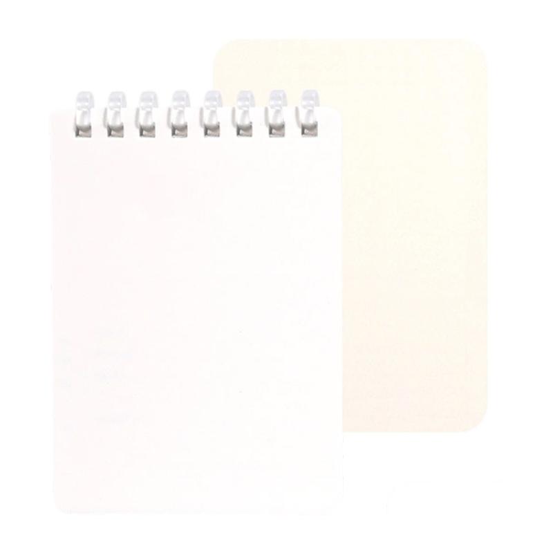 Pocket Size Notebook 128 Pages Soft Coil Binding Notebook Lined/Dotted/Gridded/Unruled for Daily Writing Note Taking