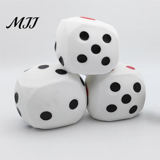 TPR Fidget Toy 1/2Pcs Giant Dice Stress Relief Toy, Squeeze for Focus Sensory Toys Aid & Anxiety Reduction, Relaxation Cube Tactile