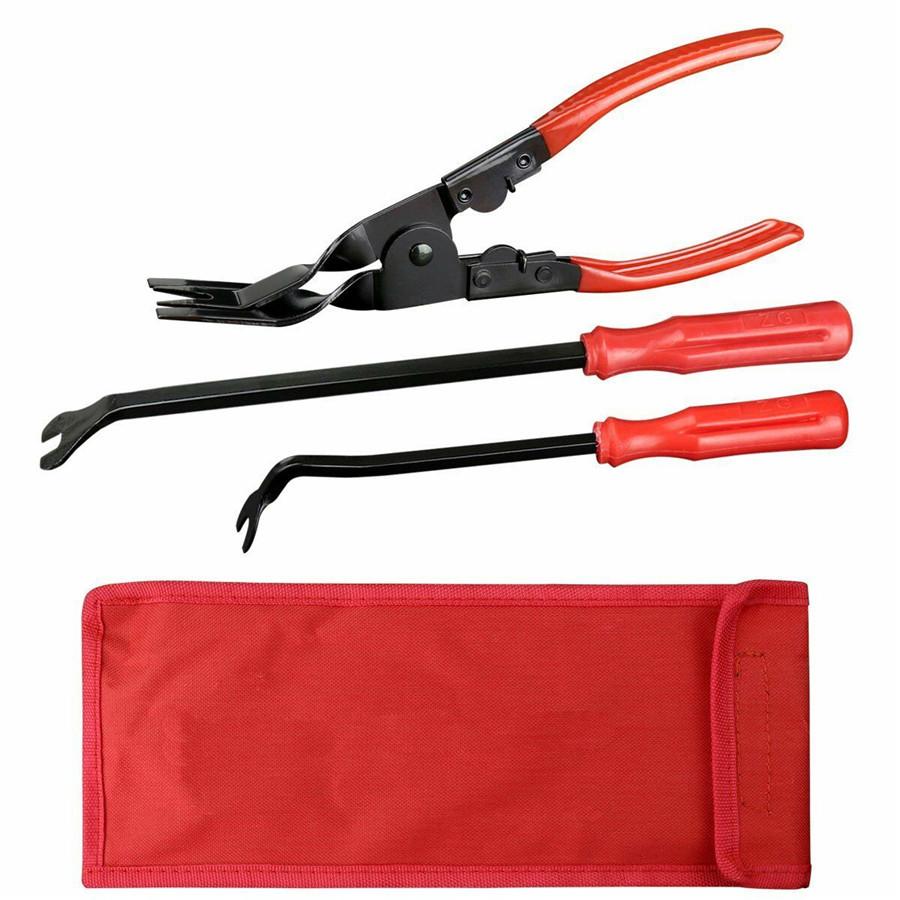 Universal 700Pcs Car Fender Bumper Push Pin Clip Rivets Fastener with 3Pcs Remover Tool Plier