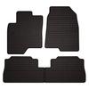 Dywaniki samochodowe gumowe do: Chevrolet Captiva SUV (2006-2017) - czarne, lepsze