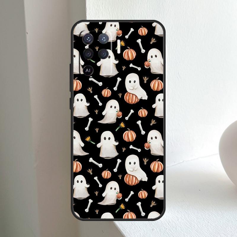 Herbstlaub Kürbis Halloween Für OPPO A96 A76 A16 A5 A6 Pro A15 A17 A57 A18 A38 A58 A78 A98 A54 A74 A94 A40 A60 A80 Hülle