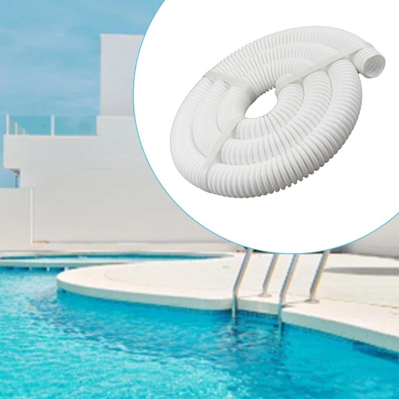 Pool Filter Hose Swimming Pool Maintenance Part Pool Repair Hose Plastic Texture Suitable for Improved Water Quality