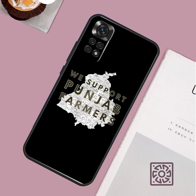 Punjab Map Outline Case For Xiaomi Redmi Note 14 Pro 13 12 11 10 15 Pro Plus Redmi 15 15C 14C 13C 10C 12C Cover