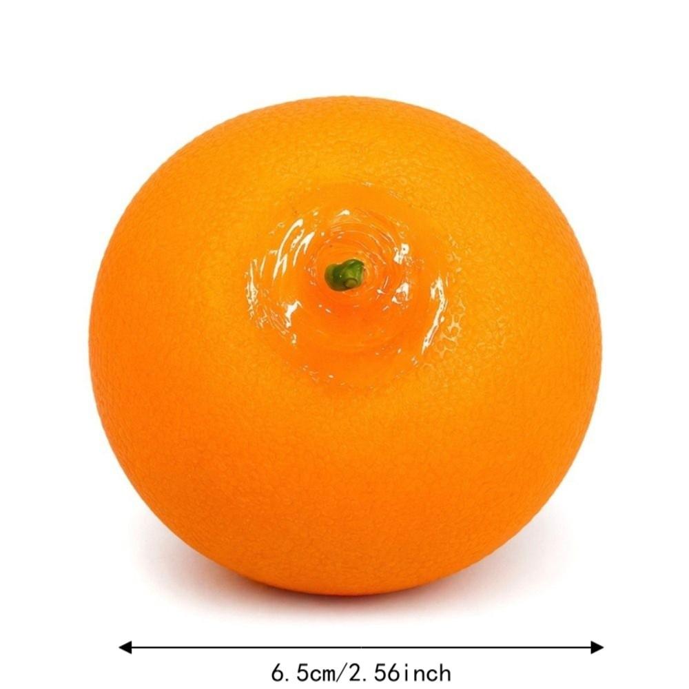 Simulated Orange Stress Relief Toys Moldable Shape Squeeze Ball New Fidget Toys Stress Relief