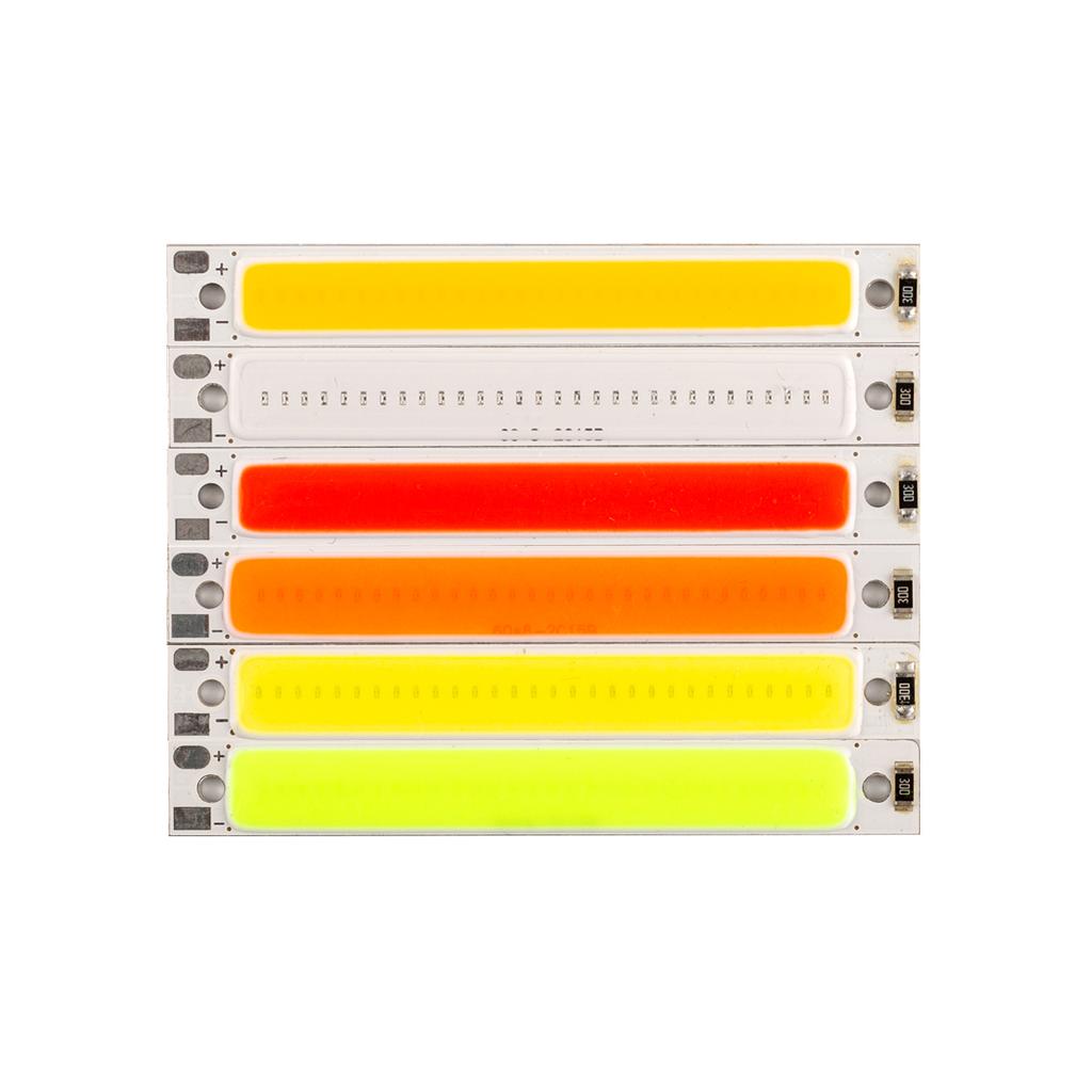 2PCS 60*8mm 3W COB LED Chips Powerful Matrix Module Bar Lamp Super 6V Bright Light LEDs Panel Source On Board DIY Strip For Chip