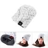 Star Men Slouch Skull Oversize Long Beanie Women Baggy Cap Crochet Knit Ski Hat White