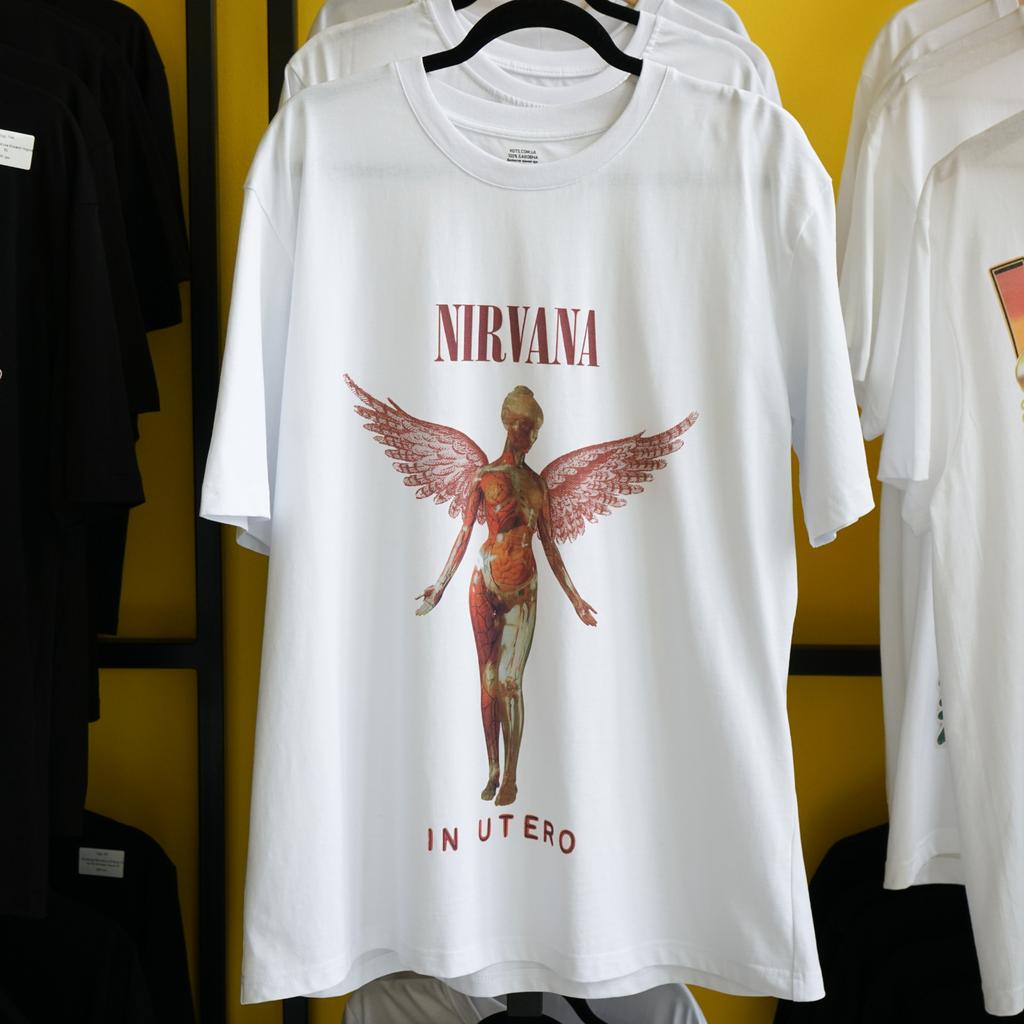 Nirvana In Utero T Shirt Vintage 90s Style Size Small