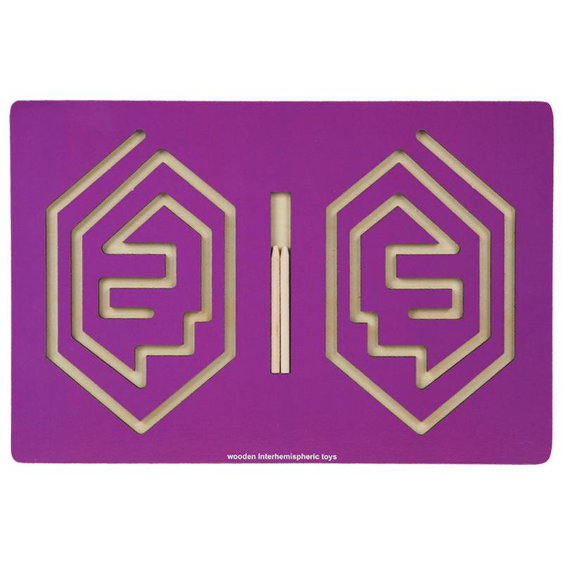 Wooden XO Tic-Tac-Toe: Kids' Educational Logic Training Game for Two Players