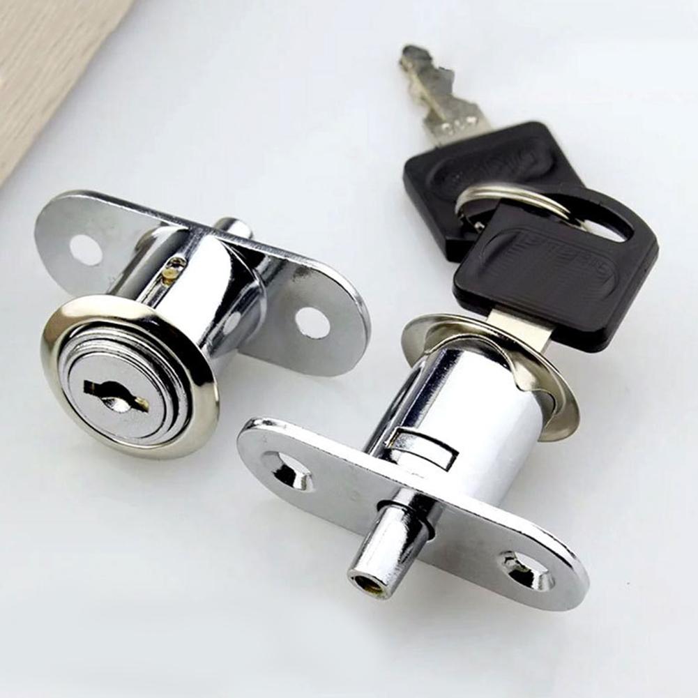 Lock Cam Cylinder Lock 22mm 0.9in 32mm 1.3in Aluminum Alloy Doors Cabinet Doors Silver Suitable For Cabinet Doors