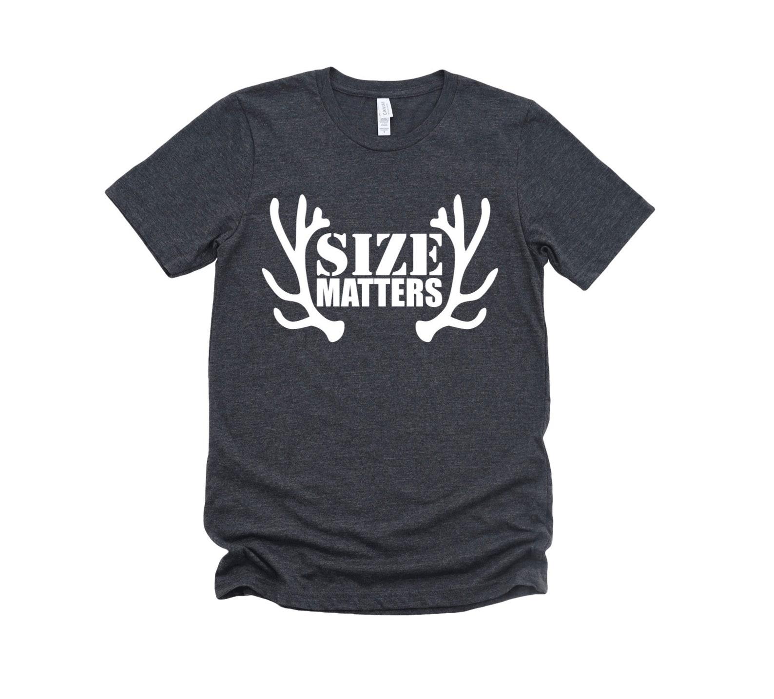 Size Matters Unisex Graphic Tee S