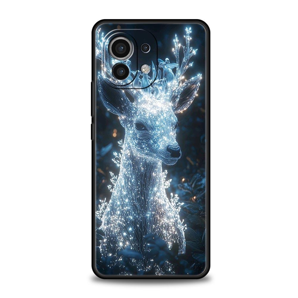 Cartoon Animal Deer Phone Case Cover for Xiaomi Mi 17 15 14 13 12 11 Ultra 15T 14T 13T 12T 11T Pro Lite 5G Soft TPU Shell Capas