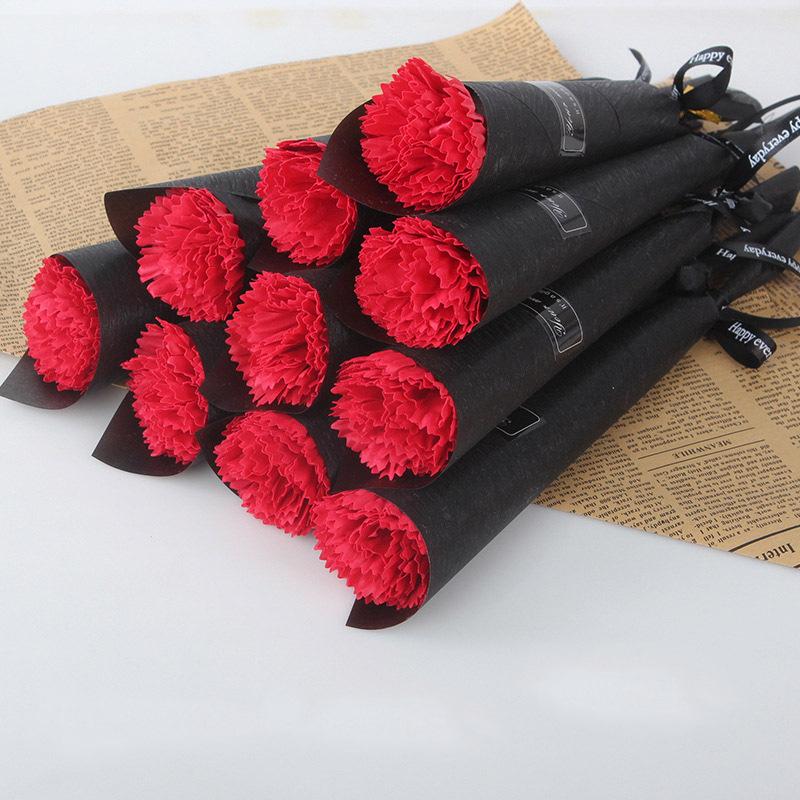 Jikonai Soap Bouquet Bright Single Rose Company Event Shopping Mall Opening Street Sweeping Ceremony