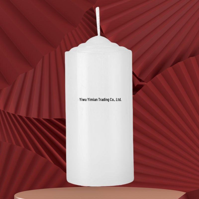 Smokeless Odorless Cylinder Candles for Power Outages, Weddings, Birthdays, New Year, and Decoration