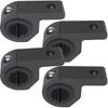 Motorcycle Aluminum Mounting Bracket Kit Tube Clamp 2Pcs 0.75" 1" 1.25" Bullbar Roof Rack Roll Cage Horizontal Bar Clamp Mounting Kit Fit For Trucks