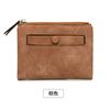 Wallet Women's New Women's Short Wallet Frosted Retro Thin Wallet Simple Versatile Change Bag