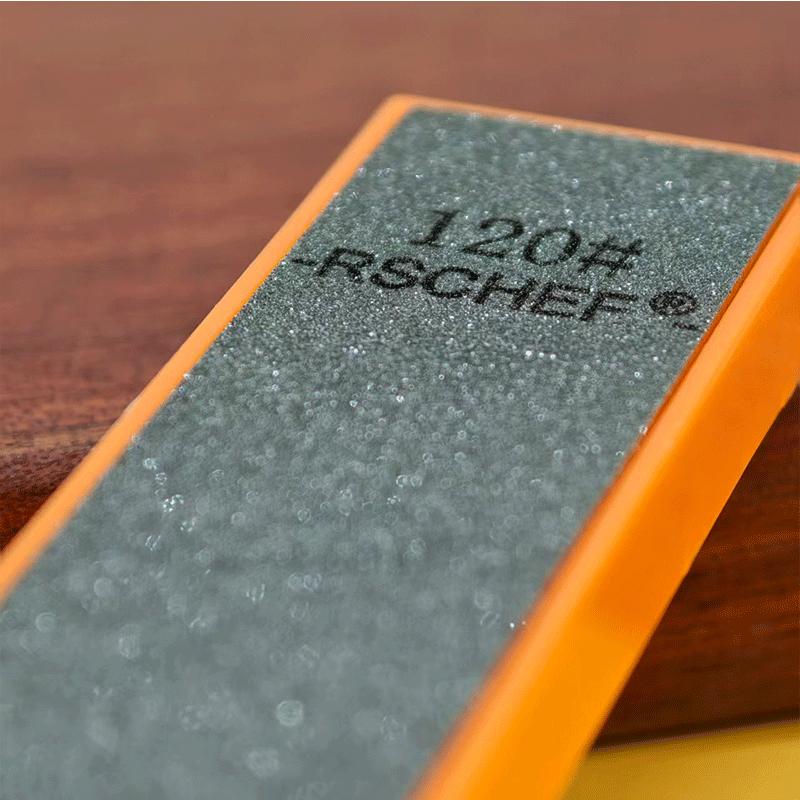 RSCHEF New Orange Base Diamond Whetstone for Knife Sharpener Sharpening Stone Diamond Whetstone Honing Stones Oil Stone SET