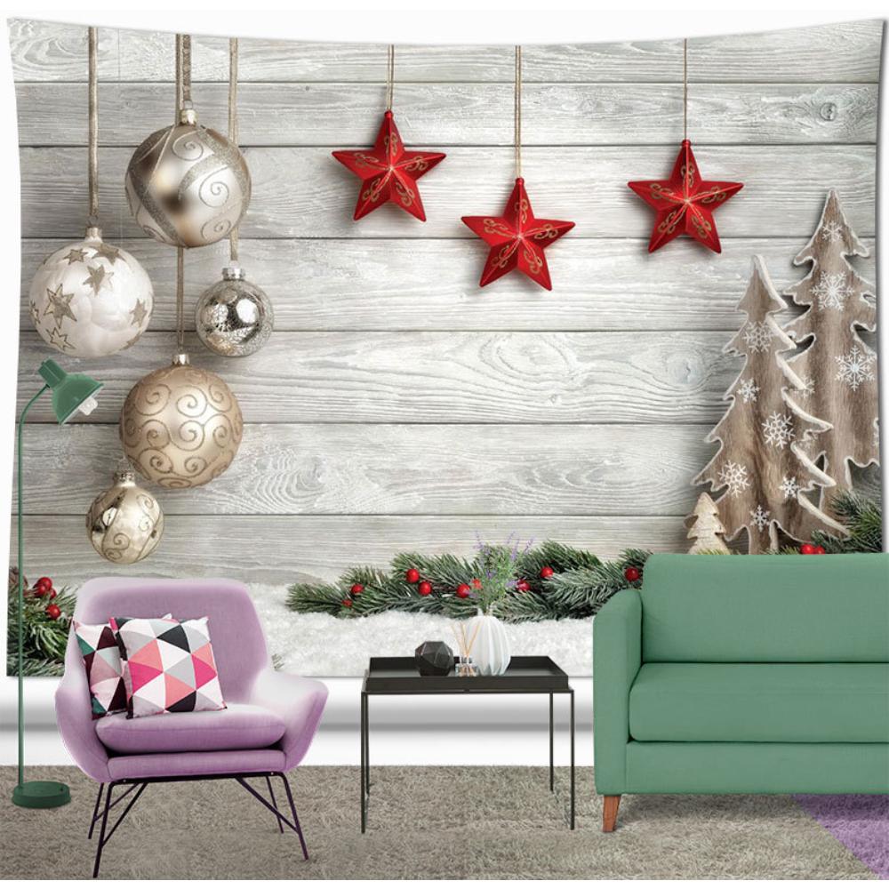 Рождественский гобелен Гобелен для спальни Гобелен для гостиной Абразивная ткань 210*150cm — фото 5