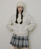 Riorg Eot Checkered Pleats Mini Skirt Gray
