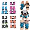 Kids Outdoor Sports Protective Gear Set Knee Elbow Hand Pads for Roller Skating Bicycle Scooter Children