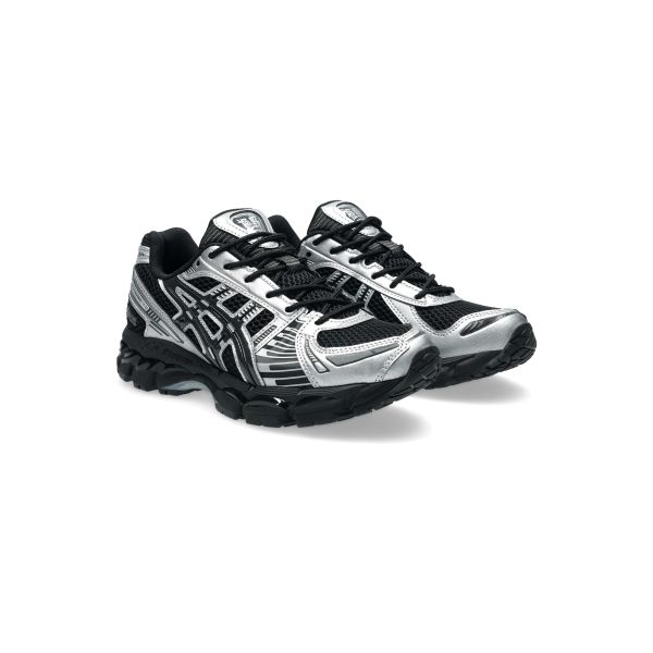 Asics Scarpe da Ginnastica Unisex Gel Kayano 12.1 Argento Nero 1203A759-001