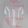 Windshield WindScreen fit for HONDA Fozra 350 NSS350 2021-2023 Clear