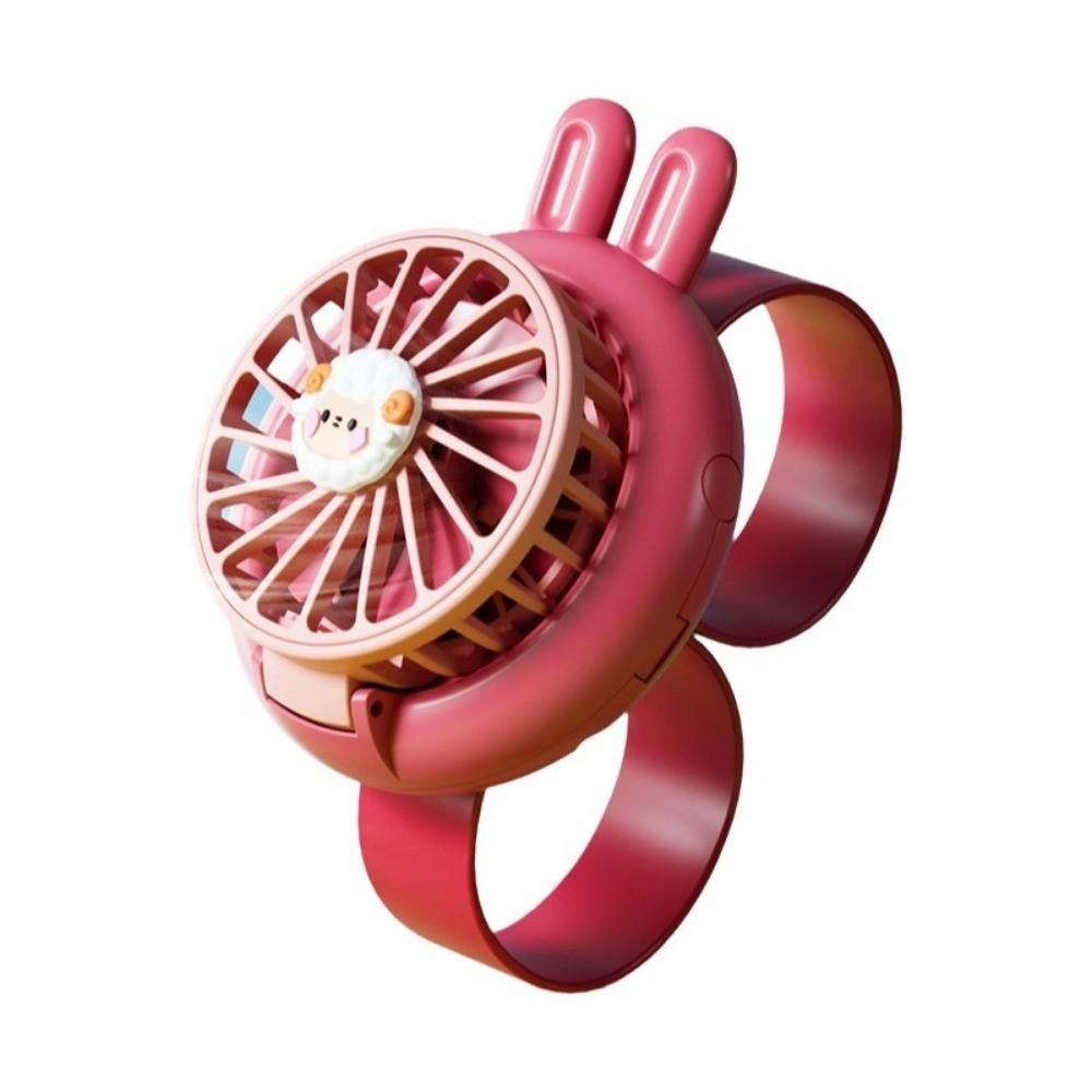 Handheld Mini Fan Cartoon Watch Design Fan Watch Toy Cute Watch Fan Bracelet Fan  Outdoor Sheep