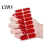 Nail Art Decal Glitter Polish Strips with File Easy Apply Remove Self Adhesive Women Strip Full Sticker Home Manicure DIY Decoration Wrap
