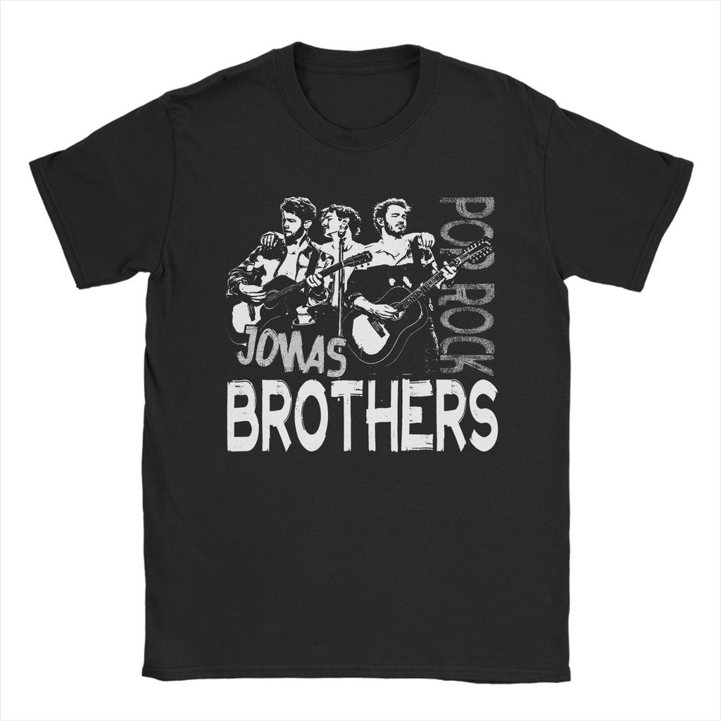 Men Women's J-Jonas Band B-Brothers  Tour  T Shirt Pop Music 100% Cotton Clothes Short Sleeve O Neck Tees Gift Idea T-Shirts