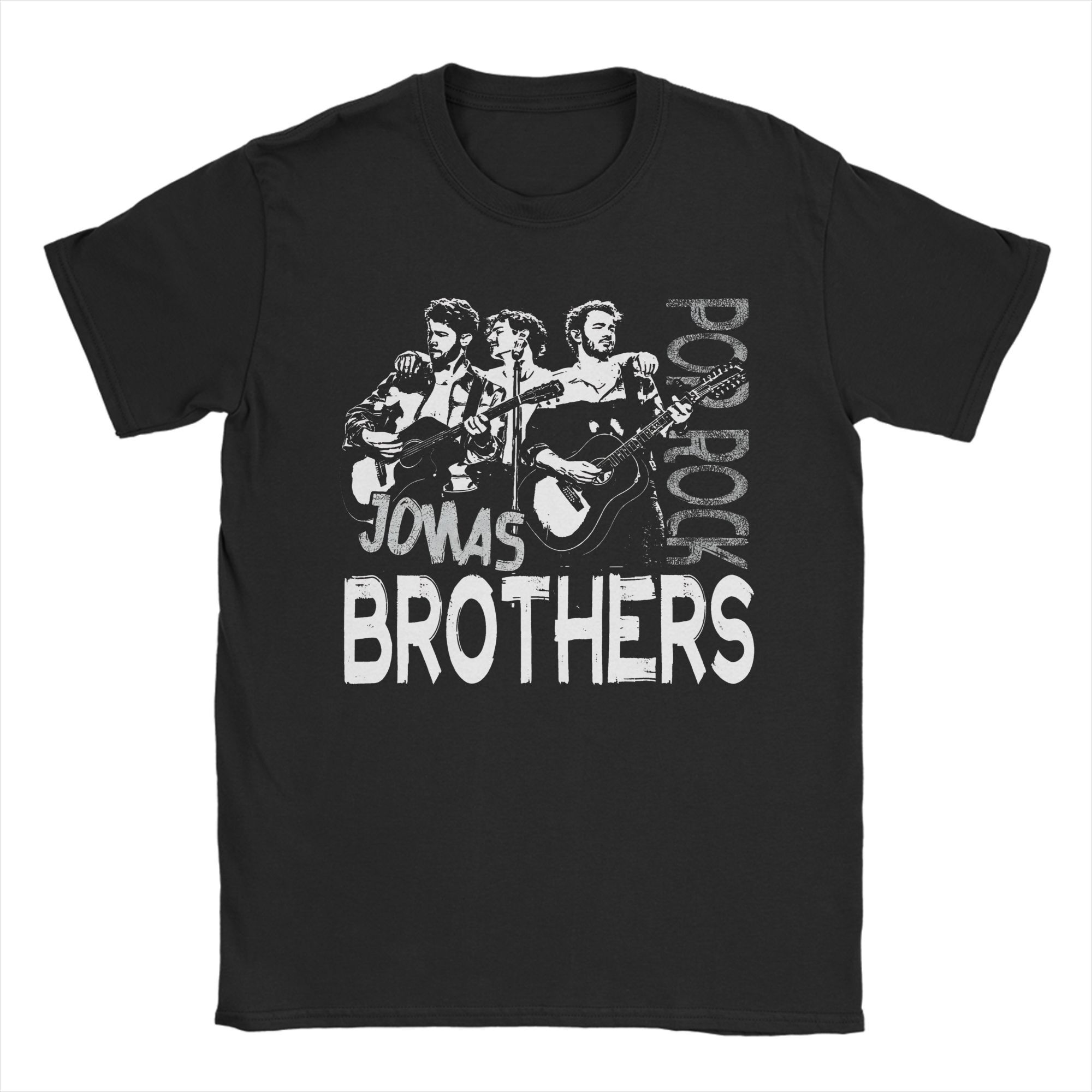 Мужская Женская J-Jonas Band B-Brothers Тур Футболка Поп Музыка 100% Хлопок Одежда Короткий Рукав Круглый Вырез Футболки Идея для Подарка Футболки S