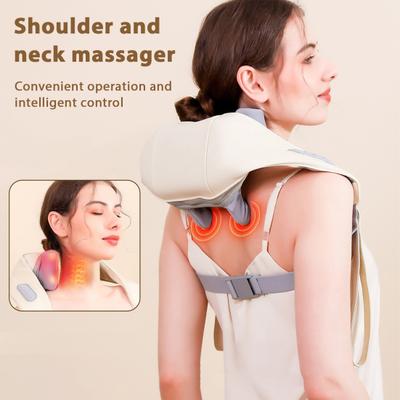 Shoulder And Neck Massager Deep Tissue Massage Device for Muscle Relief Portable Electric Relaxer for Home Office Car