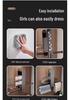 Wall-Mounted Punch-Free Clothes Hanger and Storage Rack