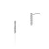 K10 White Gold 4℃ Earrings, 112346153202, Women's