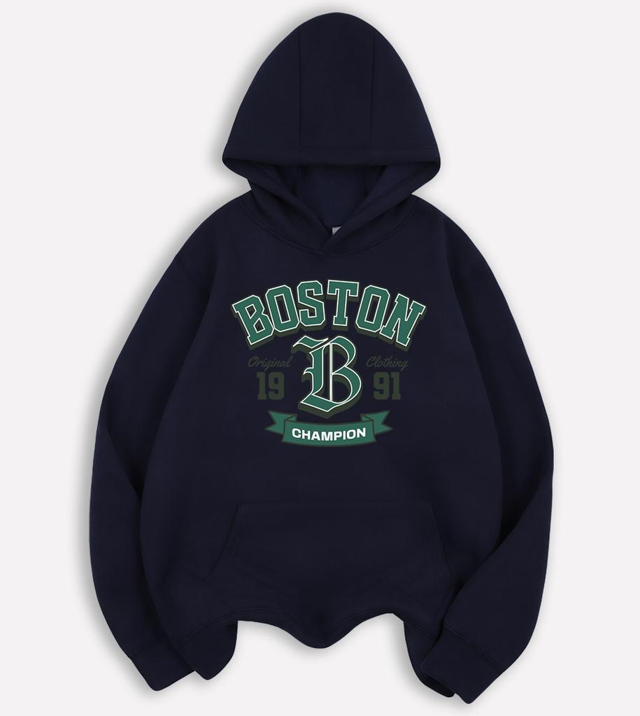 Boston Nummer 1991 Kunst Buchstaben Print Herren Hoodie Herbst Hip Hop Kapuzenpullover Lässig Fleece Retro Locker Langarm Unisex Schlichte Hoodies