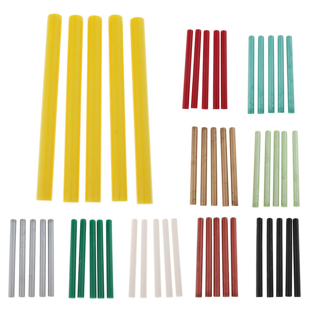 Retro Sealing Wax Sticks with Wick Antique Style Manuscript Wax for Envelope Sealing Wedding Card Use