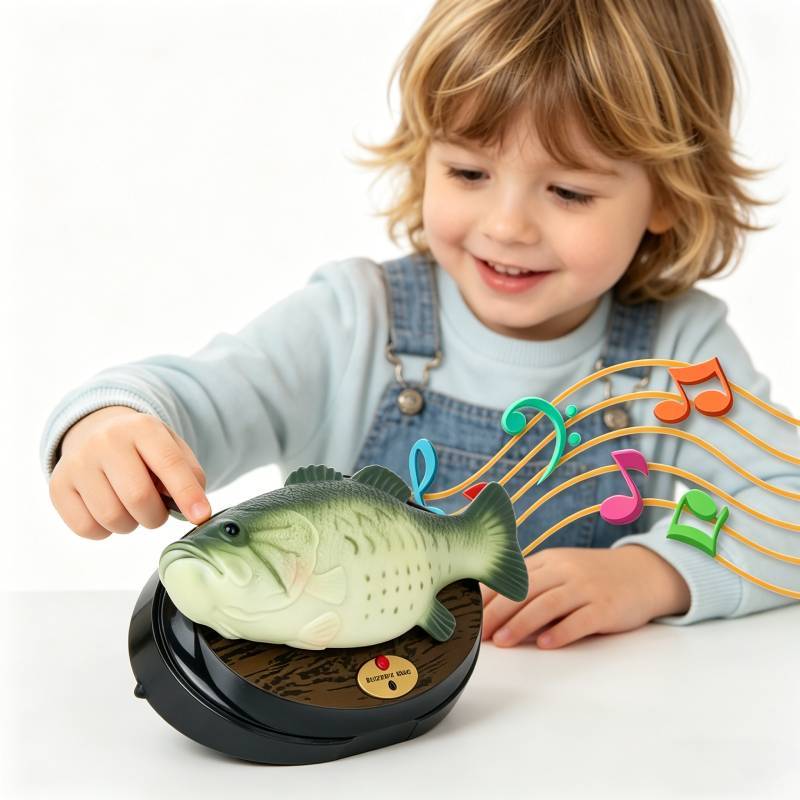 Elektronischer Spielzeugfisch mit Berührungssensoren und emotionaler Interaktion für Kinderunterhaltung