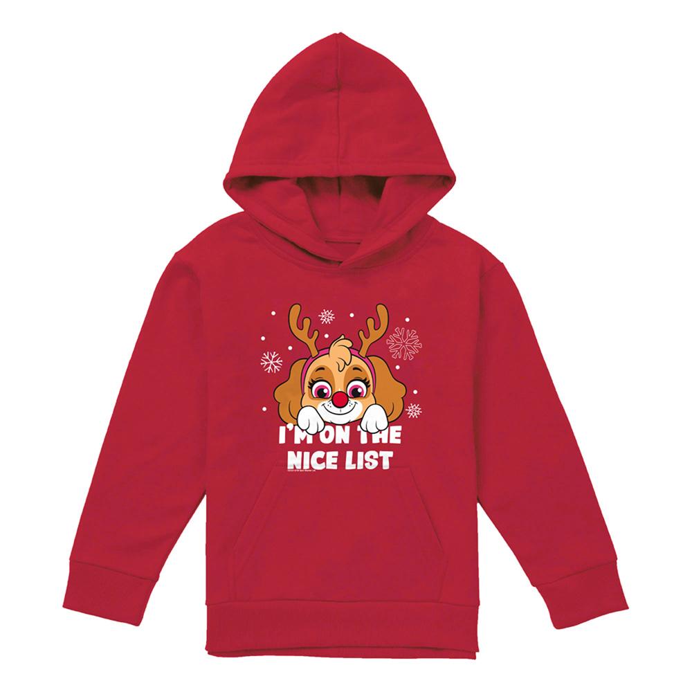 Paw Patrol Childrens/Kids Nice List Skye Pullover Hoodie