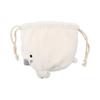 LIV HEART Marshmallow Animal Aquamie Seal Drawstring Bag 16cm Sea Creature Small Item (approx. Long) 18303-12